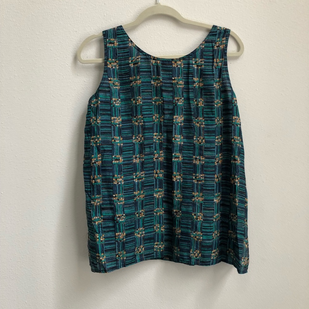 Vintage silk tank top - Picture 6 of 8